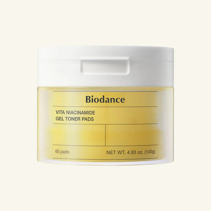 Biodance Vita Niacinamide Gel Toner Pads 60 ea - AU Beauty Bazaar