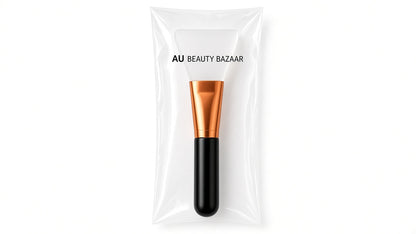 AU Beauty Bazaar Silicone Face Mask Brush Black studio image