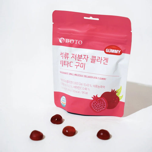 BOTO Pomegranate Small Molecule Collagen Vita C Gummy