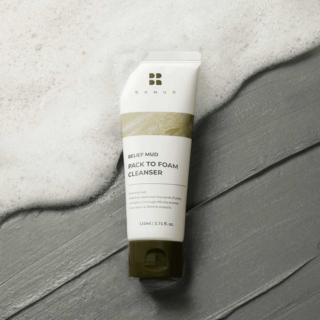 BRMUD Relief Mud Pack To Foam Cleanser 110ml - AU Beauty Bazaar