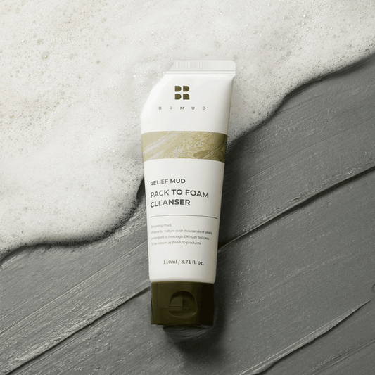 BRMUD Relief Mud Pack To Foam Cleanser 110ml - AU Beauty Bazaar