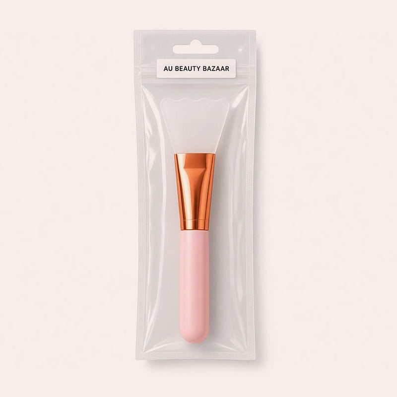 AU Beauty Bazaar Silicone Face Mask Brush Pink (1 brush) Free