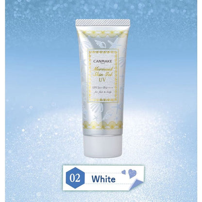 Canmake - Mermaid Skin Gel UV Sunscreen SPF 50+ PA++++ 02 White - AU Beauty Bazaar