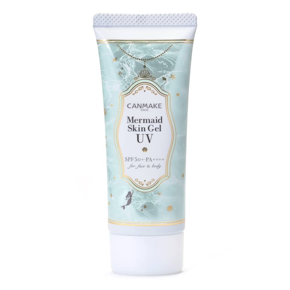 Canmake - Mermaid Skin Gel UV Sunscreen SPF 50+ PA++++ C01 Cica Mint - AU Beauty Bazaar