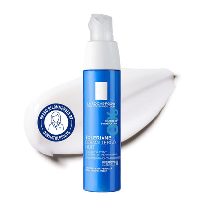 La Roche-Posay Toleriane Dermallergo Overnight Sensitive Moisturiser 40mL