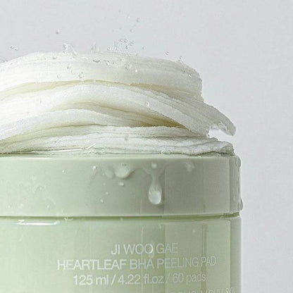 Celimax Ji Woo Gae Heartleaf BHA Peeling Pad (60 Pcs) - AU Beauty Bazaar