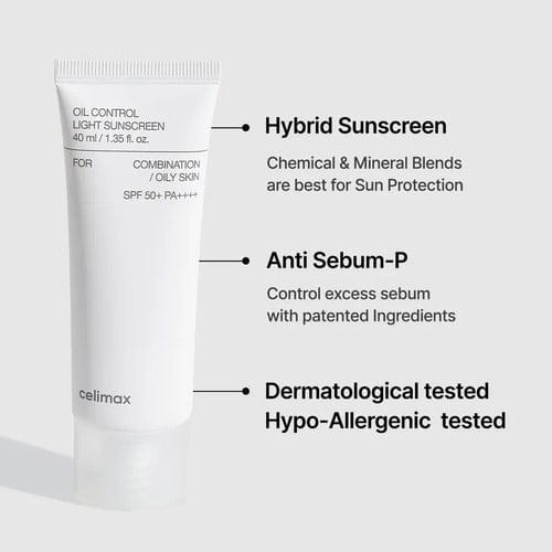 Celimax Oil Control Light Sunscreen 40ml - AU Beauty Bazaar