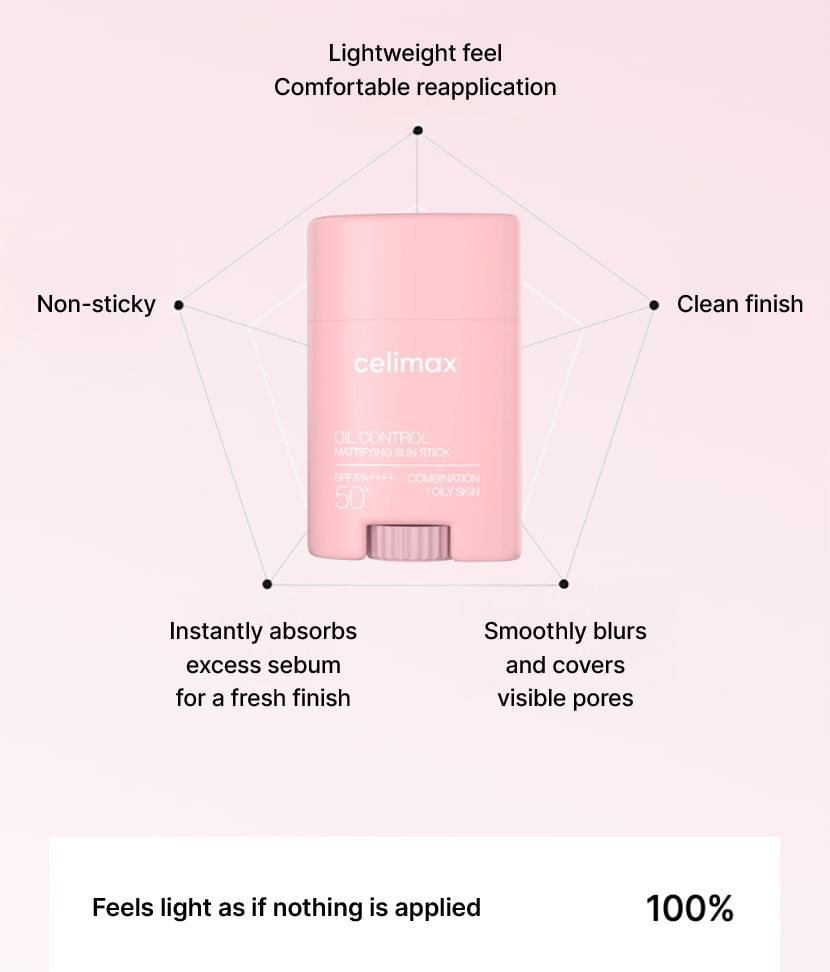 Celimax Oil Control Mattifying Sun Stick 19g