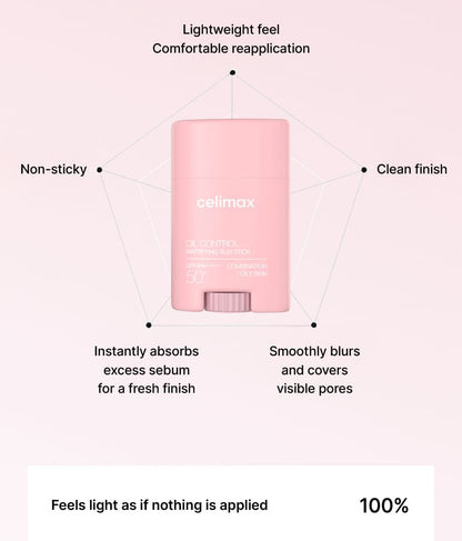 Celimax Oil Control Mattifying Sun Stick 19g