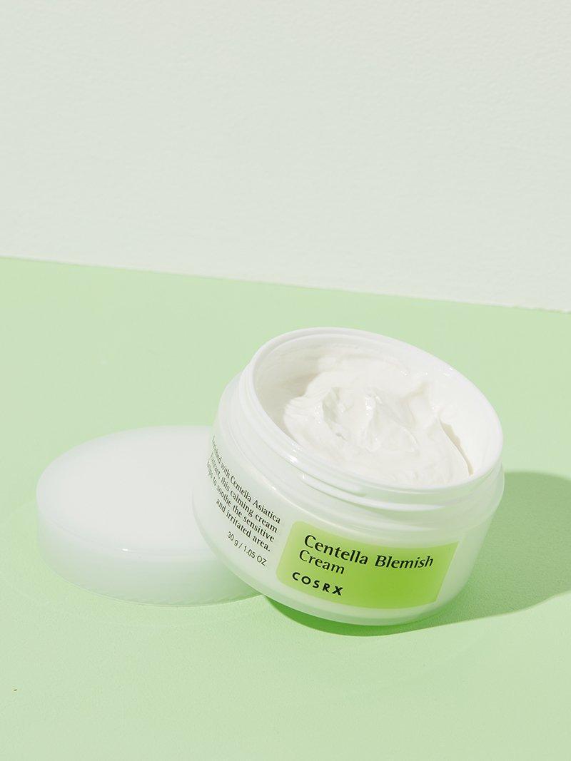 COSRX Centella Blemish Cream open jar