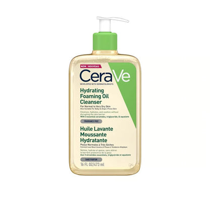 CeraVe Hydrating Foaming Oil Cleanser 473mL