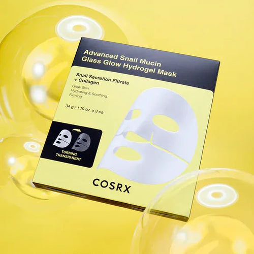 COSRX - Advanced Snail Mucin Glass Glow Hydrogel Mask Set (3 pieces)