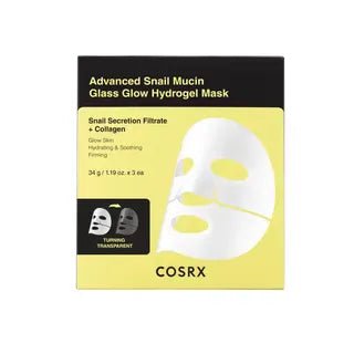COSRX - Advanced Snail Mucin Glass Glow Hydrogel Mask Set (3 pieces)