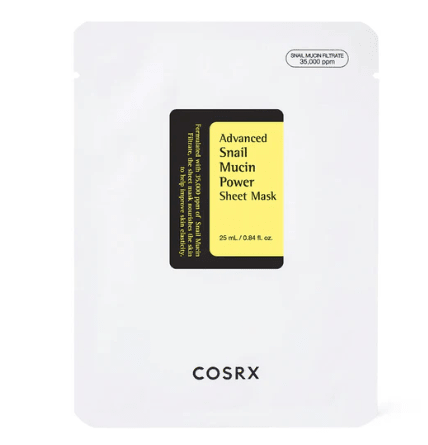 COSRX - Advanced Snail Mucin Power Essence Sheet Mask - 25ML - 5 PIECES - AU Beauty Bazaar