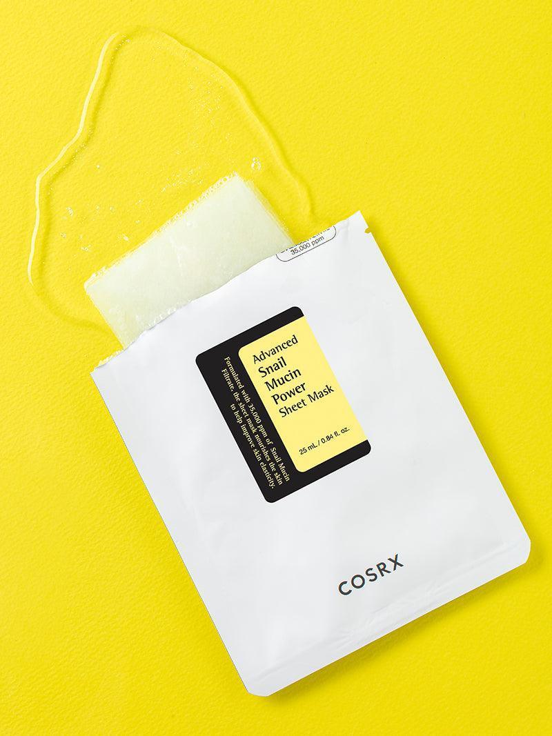 COSRX - Advanced Snail Mucin Power Essence Sheet Mask - 25ML - 5 PIECES - AU Beauty Bazaar