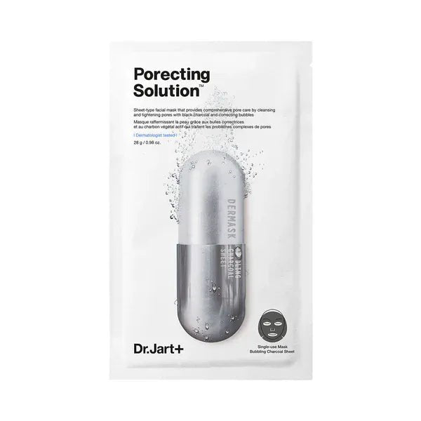 Dr. Jart+ Dermask Ultra Jet Porecting Solution Bubbling Charcoal Mask - 1 SHEET - AU Beauty Bazaar