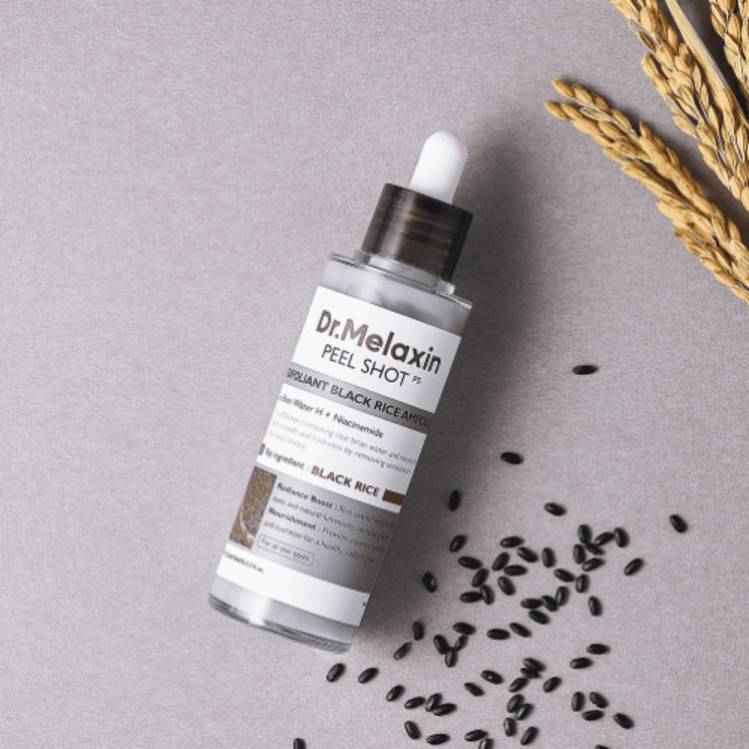 Dr. Melaxin Peel Shot Exfoliating Black Rice Ampoule 80ML - AU Beauty Bazaar