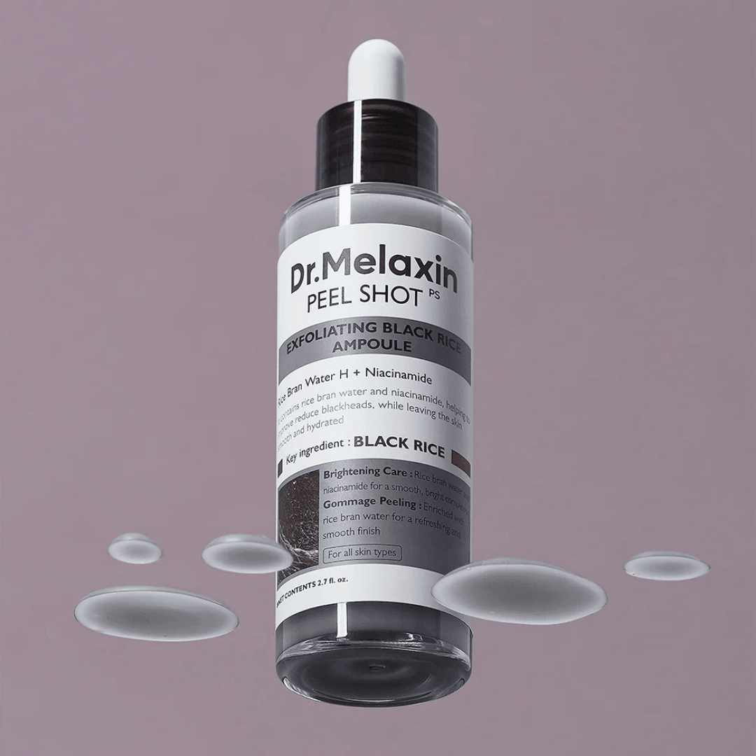 Dr. Melaxin Peel Shot Exfoliating Black Rice Ampoule 80ML - AU Beauty Bazaar