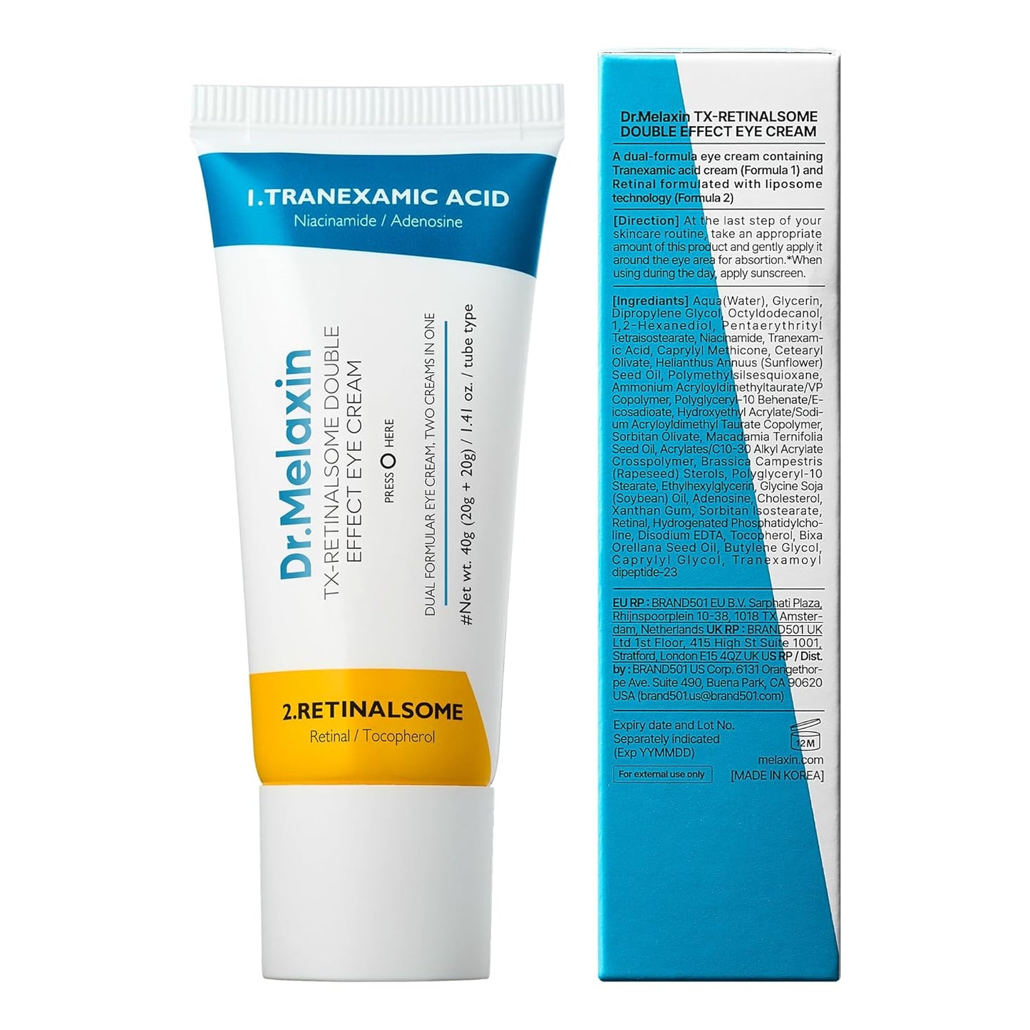 Dr.Melaxin TX Retinalsome Double Effect Eye Cream 40g