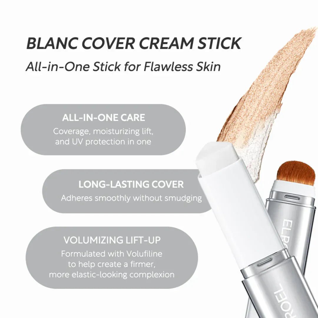 ELROEL - Blanc Cover Cream Stick Deep 13g - AU Beauty Bazaar