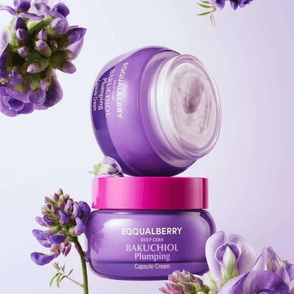 EQQUALBERRY - Bakuchiol Plumping Capsule Cream 50ml - AU Beauty Bazaar