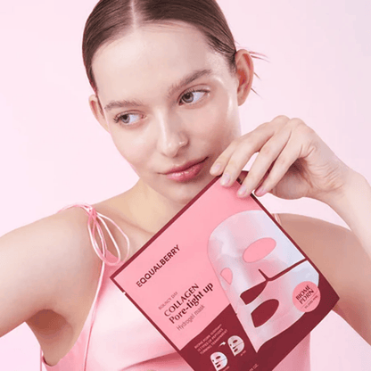 EQQUALBERRY - Collagen Pore - tight up Hydrogel Mask Set 30G (1 Piece) - AU Beauty Bazaar