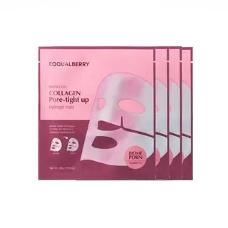 EQQUALBERRY - Collagen Pore - tight up Hydrogel Mask Set 30G (4 Pieces) - AU Beauty Bazaar