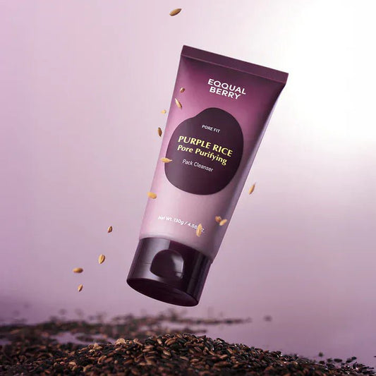EQQUALBERRY - Purple Rice Pore Purifying Pack Cleanser 130G - AU Beauty Bazaar