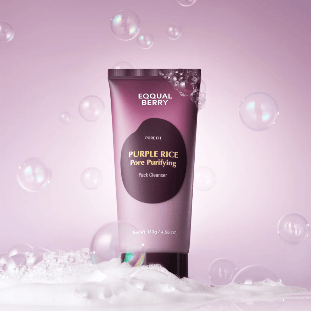 EQQUALBERRY - Purple Rice Pore Purifying Pack Cleanser 130G - AU Beauty Bazaar