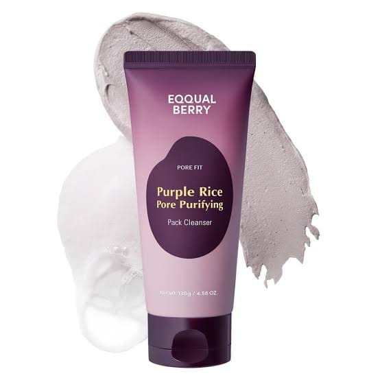 EQQUALBERRY - Purple Rice Pore Purifying Pack Cleanser 130G - AU Beauty Bazaar