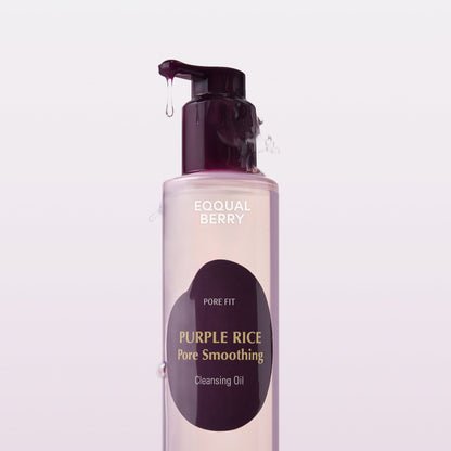 EQQUALBERRY - Purple Rice Pore Smoothing Cleansing Oil 200ML - AU Beauty Bazaar
