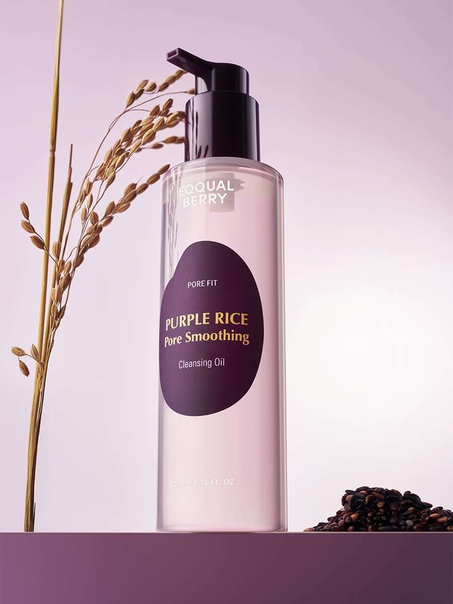 EQQUALBERRY - Purple Rice Pore Smoothing Cleansing Oil 200ML - AU Beauty Bazaar