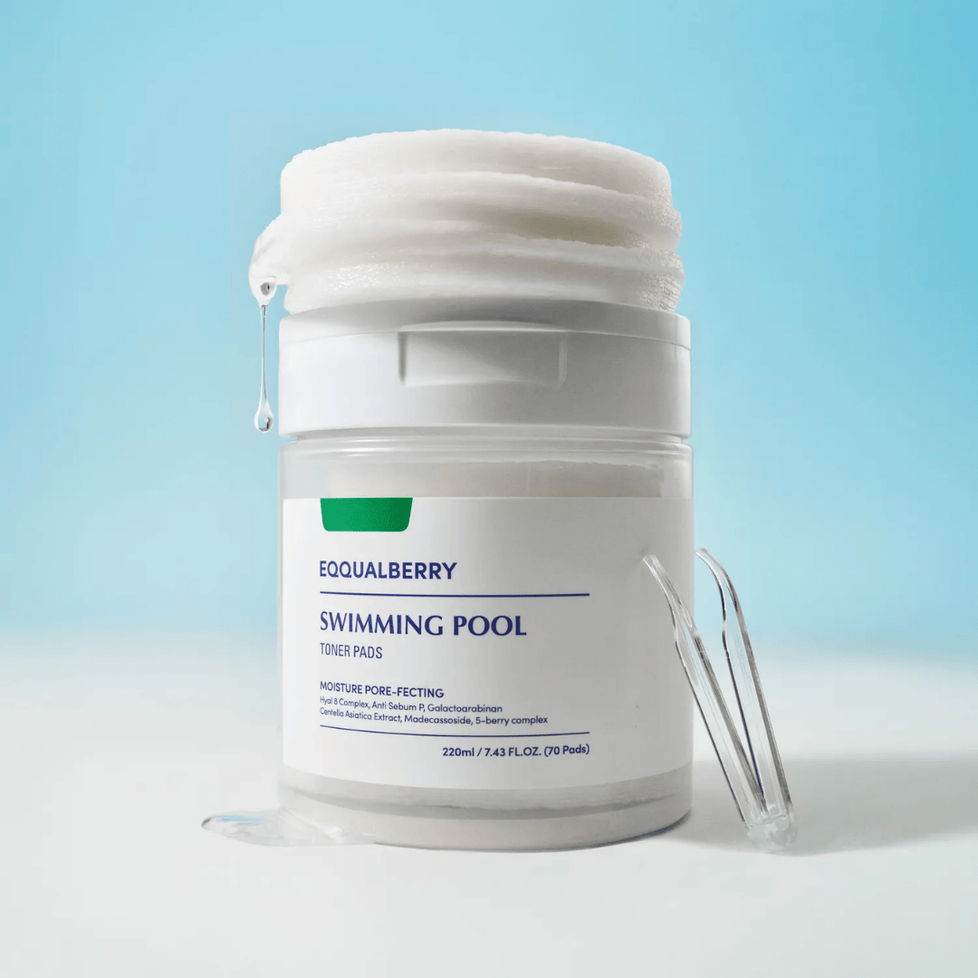 EQQUALBERRY - Swimming Pool Toner Pads (70 Pads) - AU Beauty Bazaar