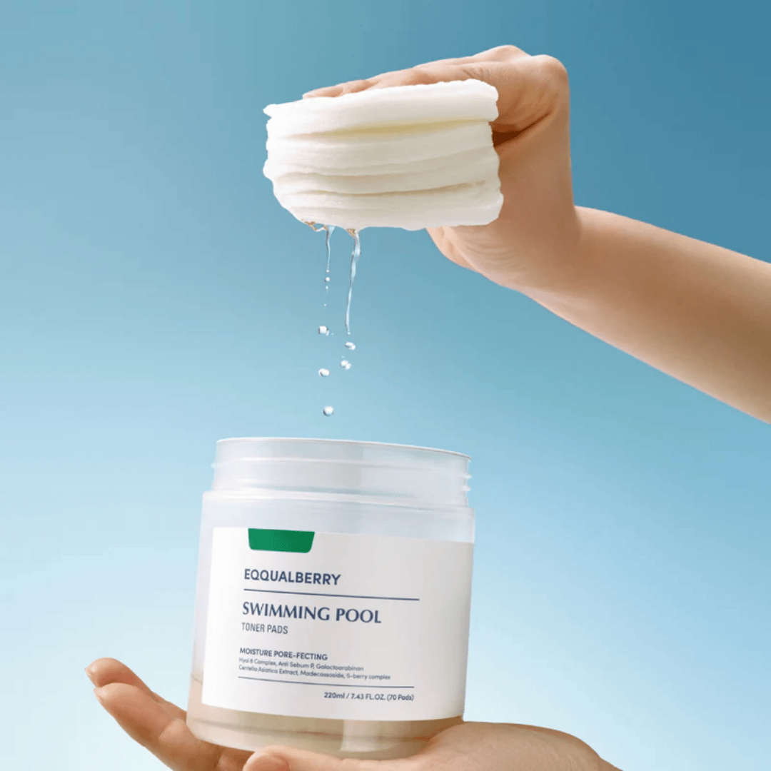 EQQUALBERRY - Swimming Pool Toner Pads (70 Pads) - AU Beauty Bazaar