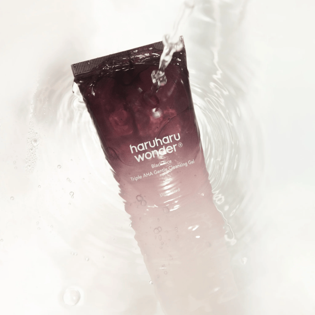 Haruharu Wonder - Black Rice Triple AHA Gentle Cleansing Gel 100ML - AU Beauty Bazaar