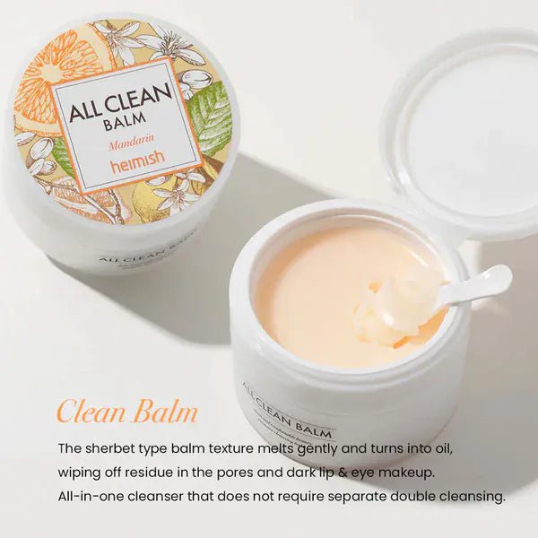 heimish All Clean Balm Mandarin 120ml - AU Beauty Bazaar