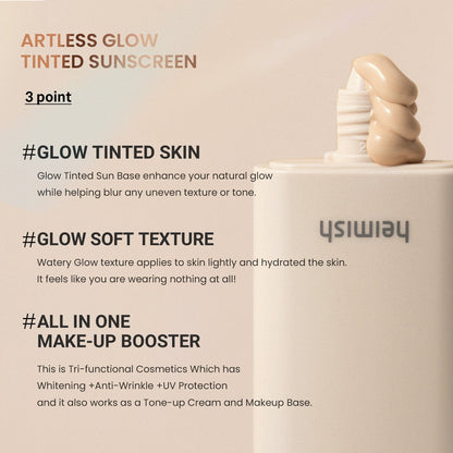 Heimish - Artless Glow Tinted Sunscreen 40ml - AU Beauty Bazaar