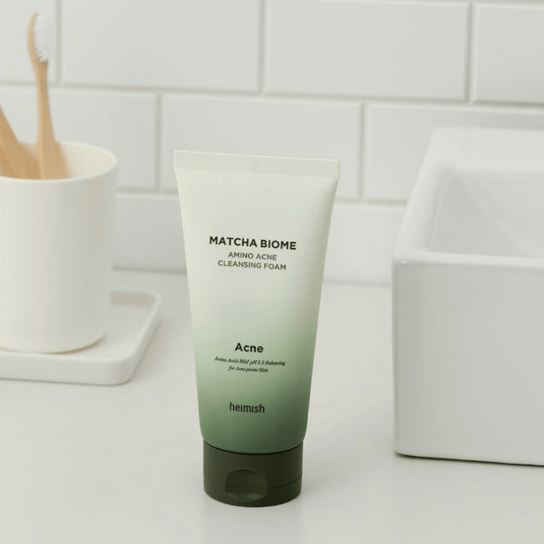 heimish - Matcha Biome Amino Acne Cleansing Foam - AU Beauty Bazaar