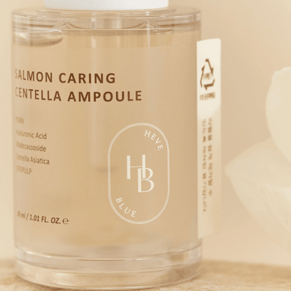 HEVEBLUE - Salmon Caring Centella Ampoule 30ML - AU Beauty Bazaar