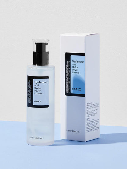 COSRX Hyaluronic Acid Hydra Power Essence bottle and box