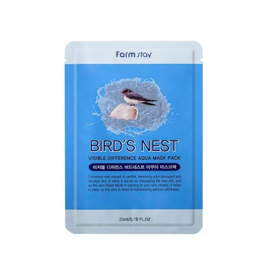 Farmstay Visible Difference Birds Nest Aqua Mask Pack (1 Mask)