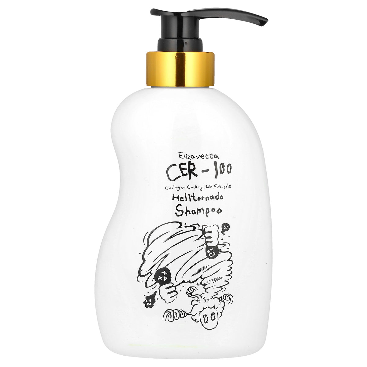 Elizavecca CER-100 Collagen Coating Hair A+ Muscle Tornado Shampoo 500ml
