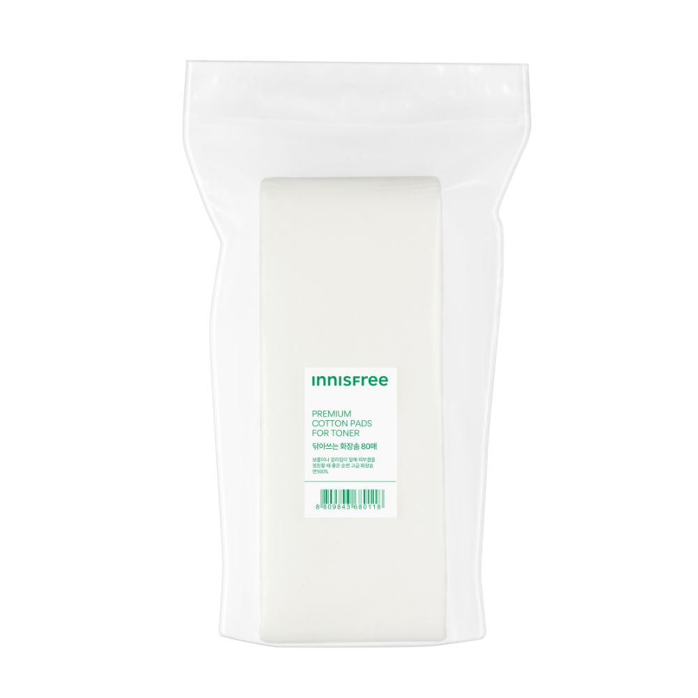 Innisfree Premium Cotton Pads For Toner (80 pcs)