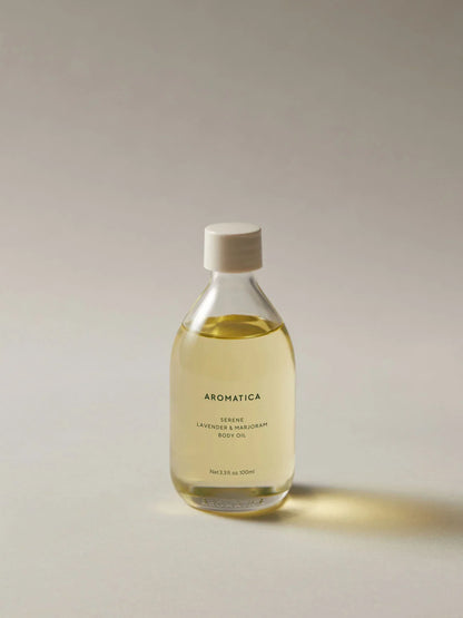 Aromatica Serene Body Oil Lavender & Marjoram 100ml – image 1