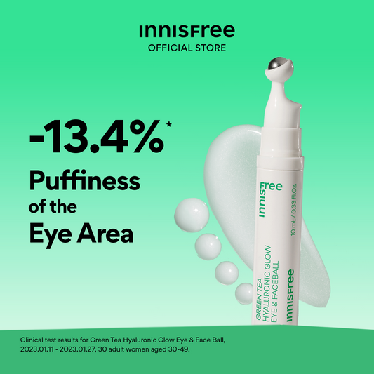 Innisfree Green Tea Hyaluronic Glow Eye & Face Ball 10ml