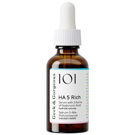 Geek & Gorgeous HA 5 Rich Serum 30ml