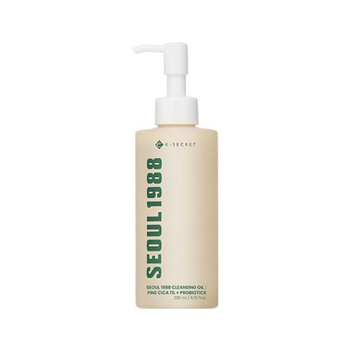 K-Secret SEOUL 1988 Cleansing Oil: Pine Cica 1% + Probiotics 200ml