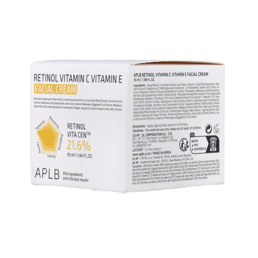 APLB Retinol Vitamin C Vitamin E Facial Cream 55ml – image 1
