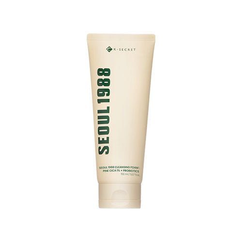K-Secret SEOUL 1988 Cleansing Foam : Pine Cica 1% + Probiotics 150ml