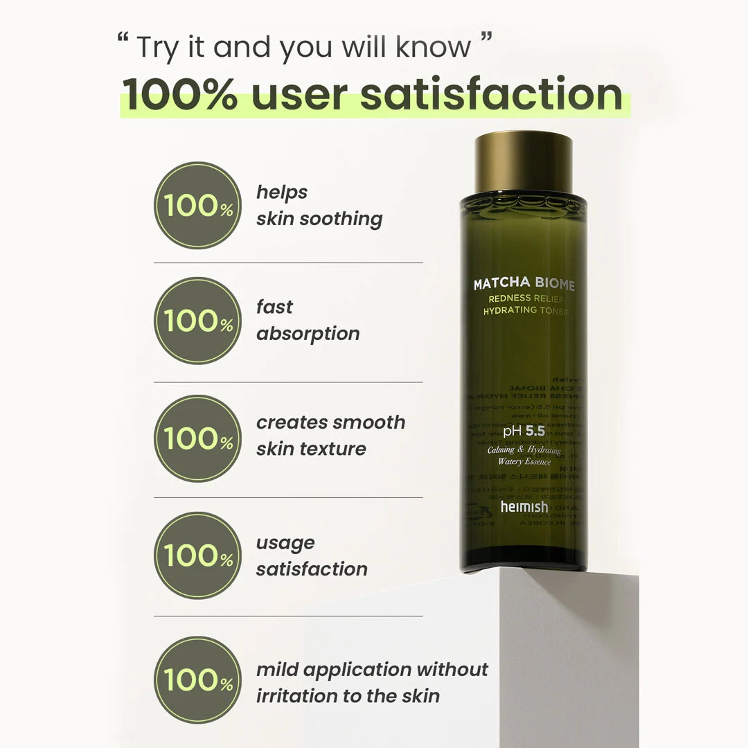 Heimish Matcha Biome Redness Relief Hydrating Toner 150ml